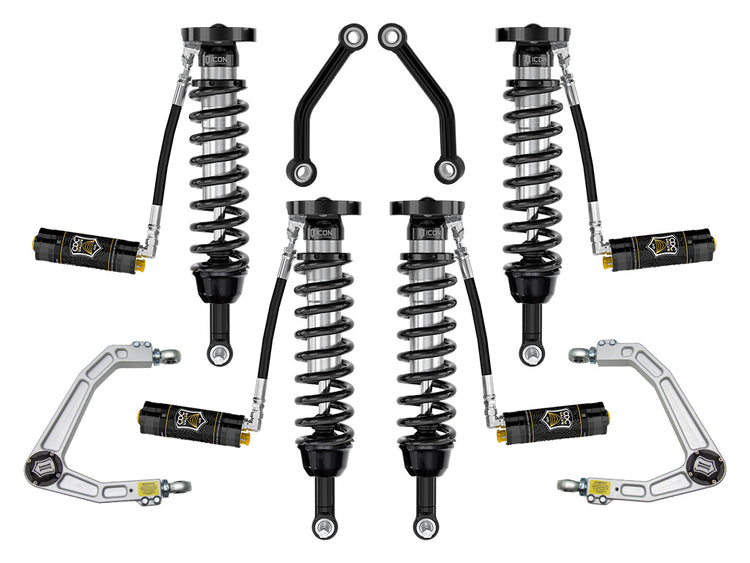 ICON 2021-2026 Chevrolet Tahoe & Suburban/2021-2026 GMC Yukon & Yukon XL, 2.5-3.25" Lift, Stage 4 Suspension System, Billet