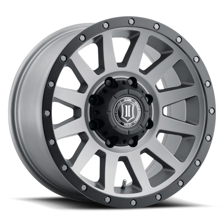 ICON Alloys Compression, Titanium HD, 18 x 9 / 8 x 180, 12mm Offset, 5.5" Backspace