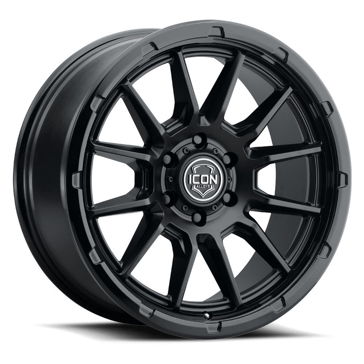 ICON Alloys Cajon, Double Black, 20 x 9 / 5 x 150, 16mm Offset, 5.625" BS