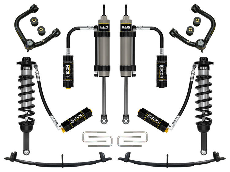 ICON 2005-2015 Toyota Tacoma 0-3.5" Lift/2016-2023 Tacoma 0-2.75" Lift, Stage 7 Suspension System, Tubular, CDCV