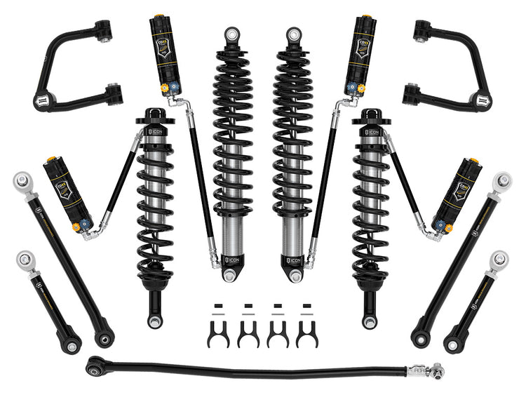 ICON 2021-2026 Ford Bronco, Sasquatch, 2-3" Lift, Stage 7 Suspension System, CDXS, Tubular