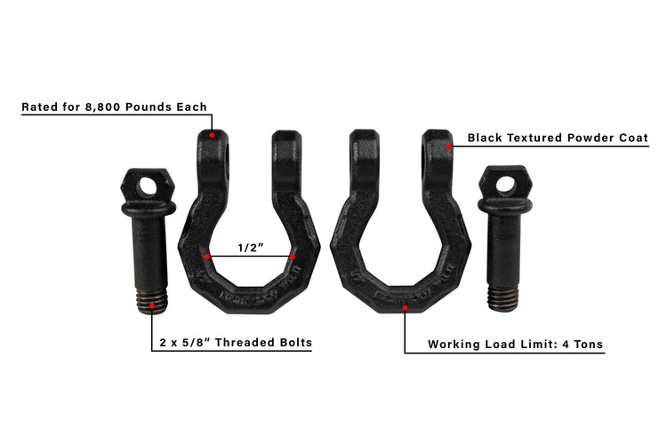 BulletProof Channel Shackles (Pair)