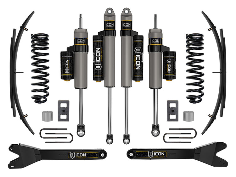 ICON 2023-2026 Ford F-250/F-350 Super Duty 4WD, Gas, 2.5" Lift, Stage 2 Suspension System w/ Radius Arms and Expansion Packs