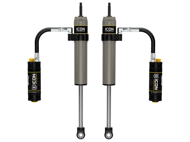 ICON 2005-2023 Toyota Tacoma, 0-1.5” Lift, Rear, V.S. 2.5 Aluminum Series Shock Absorbers, Remote Reservoir w/ CDCV, Pair