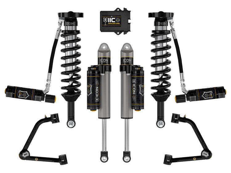 ICON 2023-2026 GMC Canyon AT4, Denali, & Elevation/Chevrolet Colorado Trail Boss, 1.75-2.5" Lift, Stage 6 Suspension System, Tubular