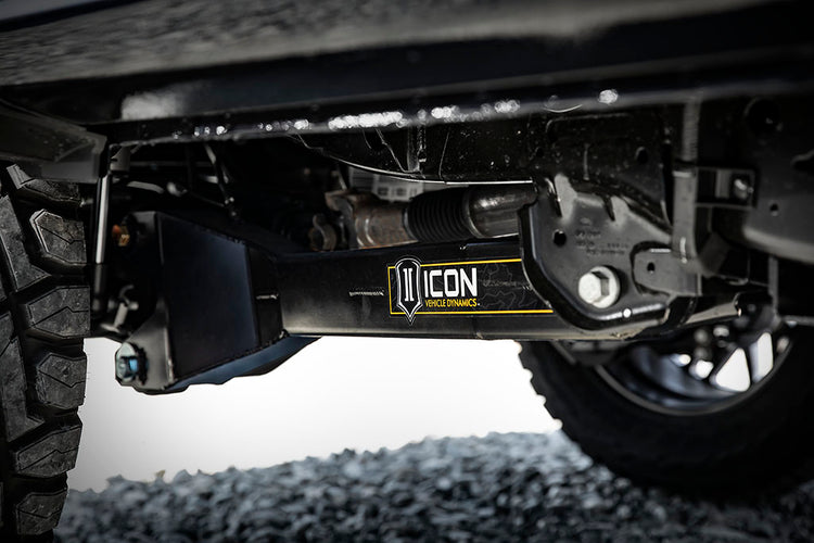 ICON 2023-2026 Ford F-250/F-350 Super Duty 4WD, Diesel, 2.5" Lift, Stage 5 Suspension System w/ Radius Arms