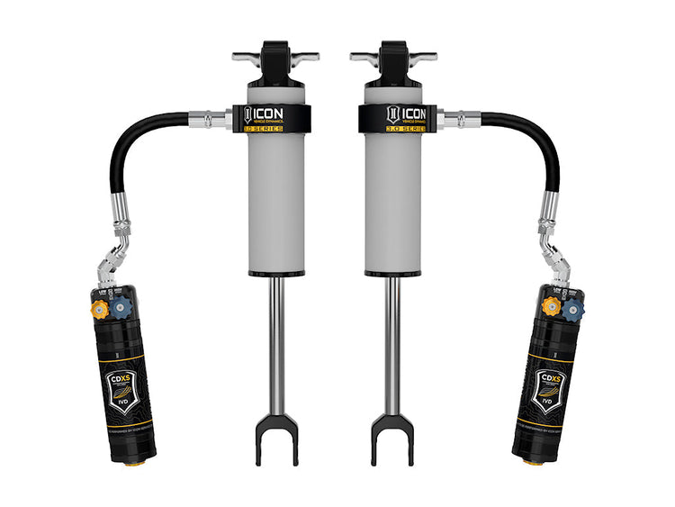 ICON 2020-2026 Chevrolet Silverado/GMC Sierra 2500/3500 HD, 0-3.5” Lift, Front, V.S. 3.0 Shock Absorbers, Remote Reservoir w/ CDXS, Pair