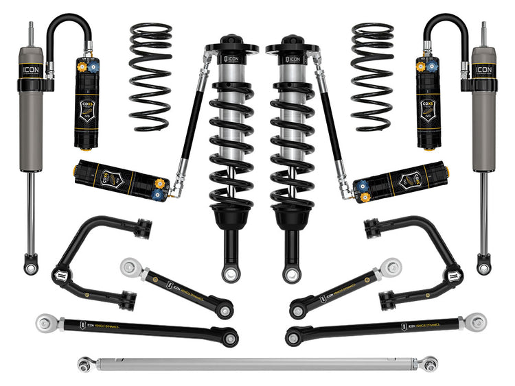 ICON 2025-2026 Toyota 4Runner 2WD, 1.25-3" Lift, Stage 11 Suspension System, Tubular