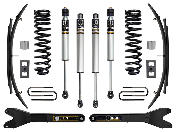 ICON 2023-2026 Ford F-250/F-350 Super Duty 4WD, Diesel, 2.5" Lift, Stage 1 Suspension System w/ Radius Arms and Expansion Packs