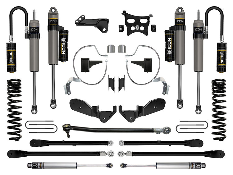 ICON 2023-2025 Ford F-250/F-350 Super Duty 4WD, Gas, 4.5" Lift, Stage 6 Suspension System