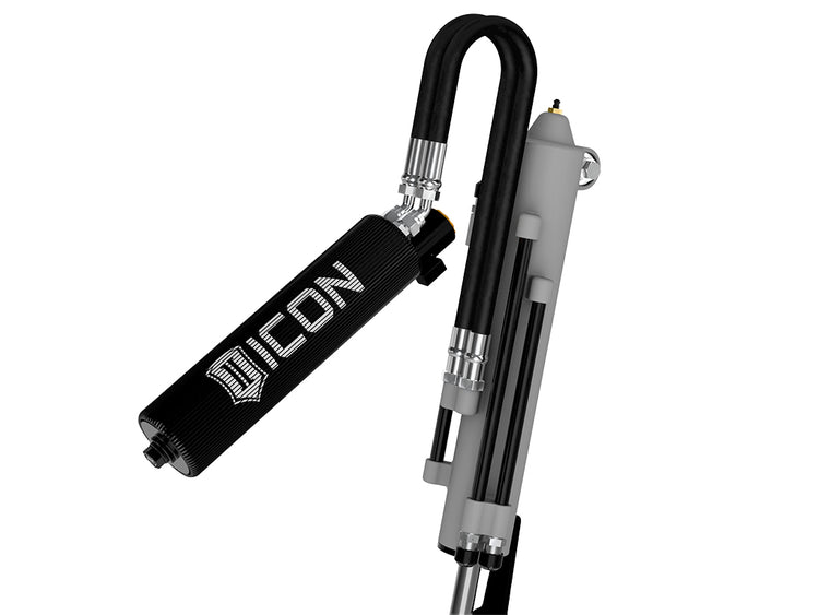 ICON 2021-2025 Ford F-150 Raptor, Passenger Rear, V.S. 3.0 Series Zeta Bypass RXT Shock Absorber, Remote Reservoir w/ CDEV