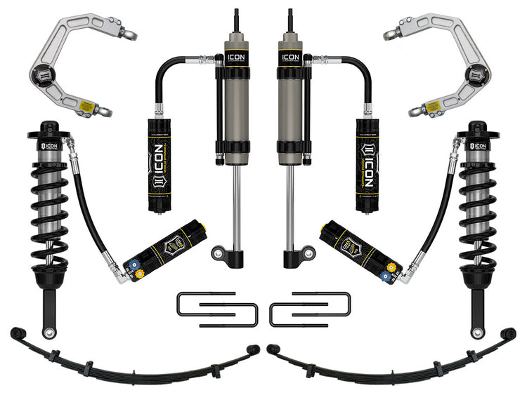 ICON 2005-2015 Toyota Tacoma 0-3.5" Lift/2016-2023 Tacoma 0-2.75" Lift, Stage 10 Suspension System, Billet, CDXS