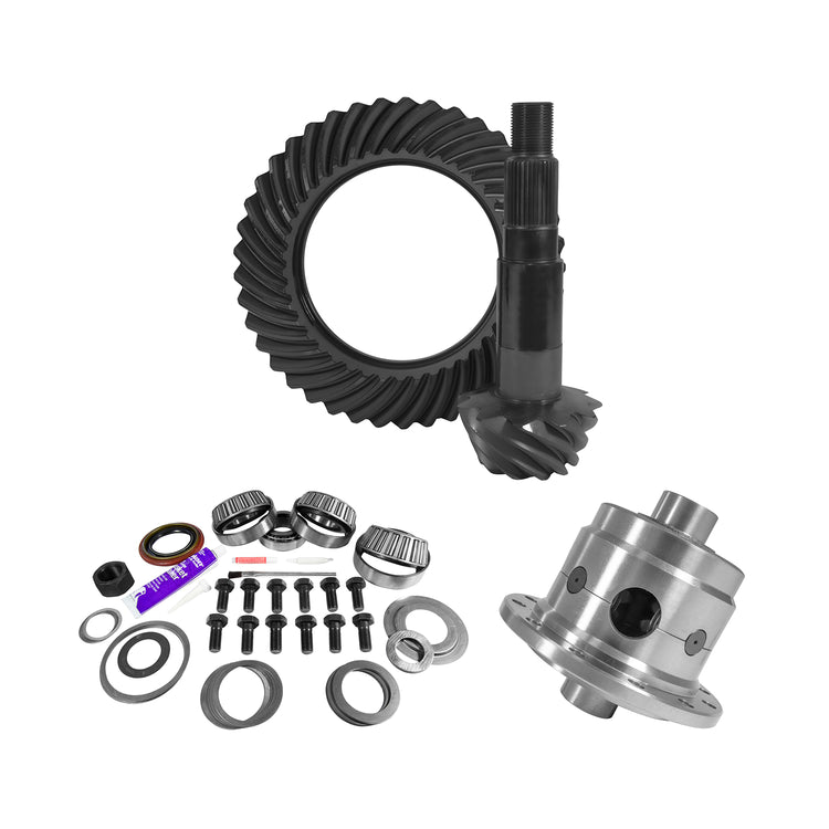 11.25" Dana 80 Thin 3.73 Rear Ring & Pinion, Install Kit, 35 Spl Posi, 4.125"