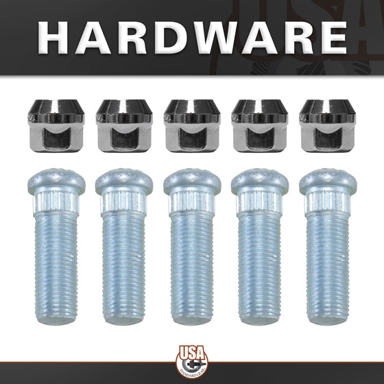 Rear Axle Kit Fits GM 7.5" Diff 28 Spline LH w/ABS 34-7/8" Long