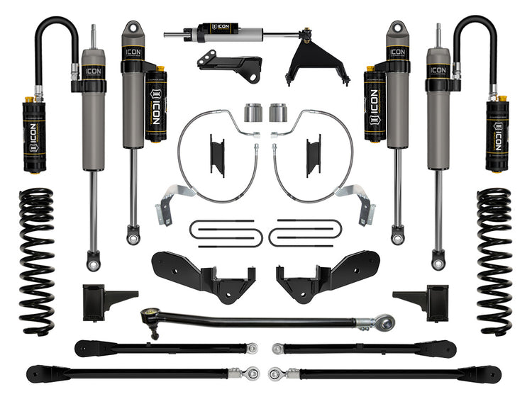 ICON 2023-2025 Ford F-250/F-350 Super Duty 4WD, Gas, 4.5" Lift, Stage 7 Suspension System