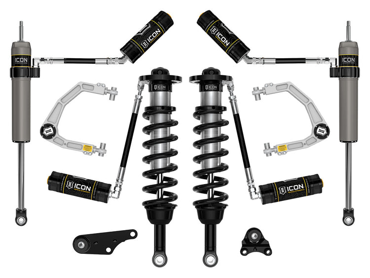 ICON 2024-2026 Toyota Tacoma 1.25-3" Lift, Stage 4 Suspension System, Billet