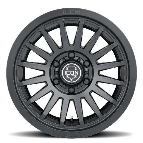 ICON Alloys Hulse, Double Black, 18 x 9 / 6 x 135, 6mm Offset, 5.25" BS