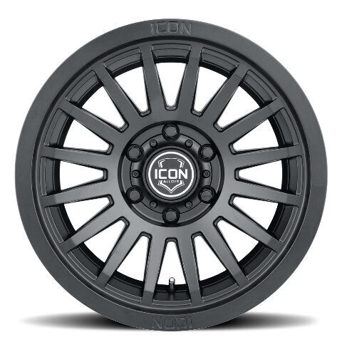 ICON Alloys Hulse, Silver Machined, 18 x 9 / 8 x 180, 12mm Offset, 5.5" BS