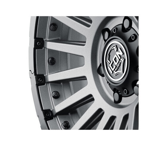 ICON Alloys Hulse, Silver Machined, 18 x 9 / 8 x 180, 12mm Offset, 5.5" BS