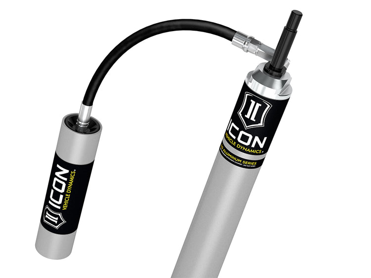 ICON 2014-2026 Ram 2500/2013-2026 Ram 3500, 2.5” Lift, Driver Front, V.S. 2.0 Aluminum Series Shock Absorber, Remote Reservoir