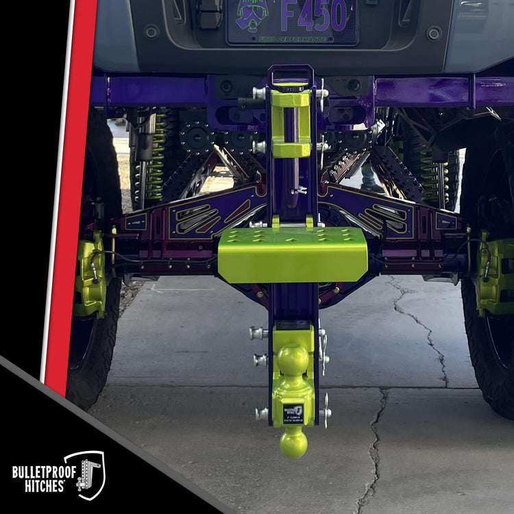 BulletProof Hitches - Hitch Step Attachment Rated to 1,000 lbs - SUV, RV, & Truck Hitch Step - Steel, Black Powder Coat, Corrosion-Resistant - for Retrieving Items from Bed, Rack, Toolbox