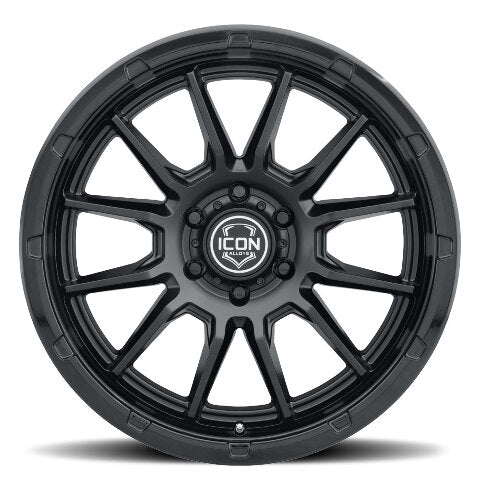 ICON Alloys Cajon, Double Black, 20 x 9 / 6 x 5.5, 16mm Offset, 5.625" BS