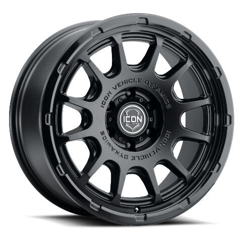 ICON Alloys Rancho, Double Black, 20 x 9 / 5 x 150, 16mm Offset, 5.625" BS
