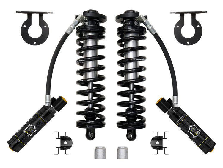 ICON 2023-2026 Ford F-250/F-350 Super Duty 4WD, 2.5-3” Lift, V.S. 2.5 Series Coilover Conversion Kit, Remote Reservoir w/ CDEV