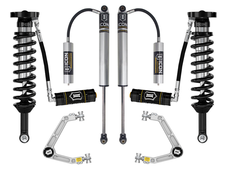 ICON 2023-2026 GMC Canyon AT4, Denali, & Elevation/Chevrolet Colorado Trail Boss, 1.75-2.5" Lift, Stage 3 Suspension System, Billet