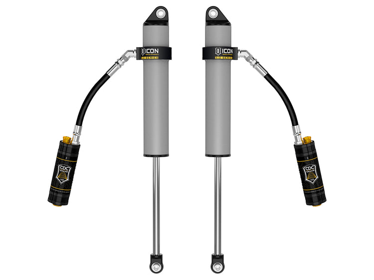 ICON 2005-2026 Ford Super Duty, 0-3” Lift, Rear, V.S. 3.0 Series Shock Absorbers, Remote Reservoir w/ CDCV, Pair