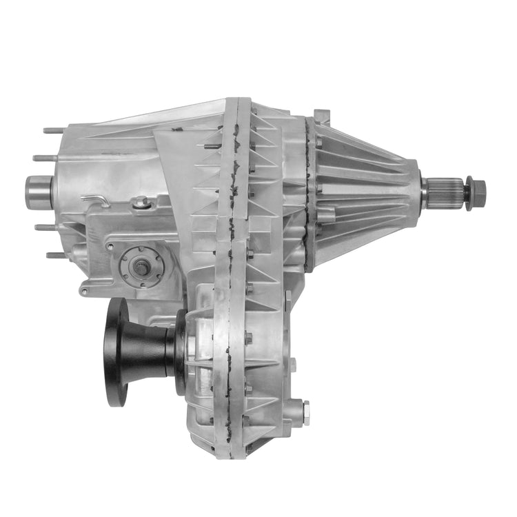 Remanufactured NP273 Transfer Case, 2007-11 Dodge Ram 3500, Automaitc Transmission Except 6.7L Diesel, Bolt On Rear Yoke, Splined Shift Shaft, With Shift Motor