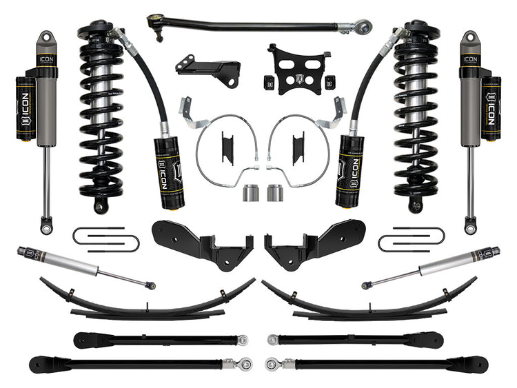 ICON 2023-2026 Ford F-250/F-350 Super Duty 4WD, 4-5.5" Lift, Stage 6 Coilover Conversion System w/ Expansion Packs