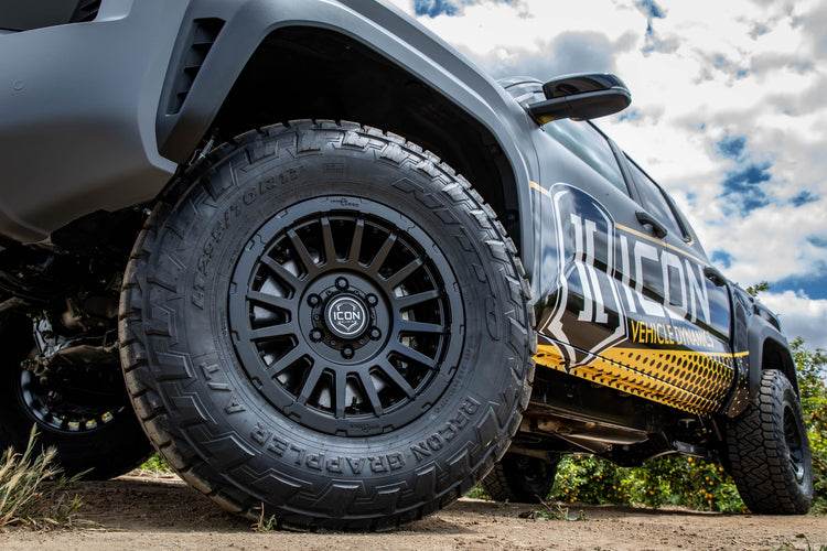 ICON Alloys Recon Pro, Satin Black, 18 x 9 / 6 x 5.5, 40mm Offset, 6.6" BS