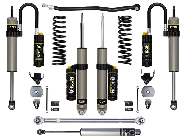 ICON 2014-2026 Ram 2500 4WD, Diesel, Coil Spring Rear, 4.5" Lift, Stage 4 Suspension System