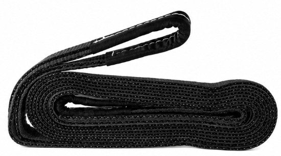 BulletProof Medium Duty 2.5" Tow Strap - Branded Black