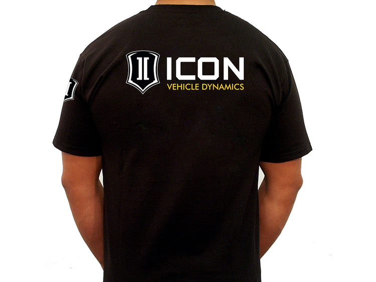 ICON Standard-Logo Tee – Black, Large