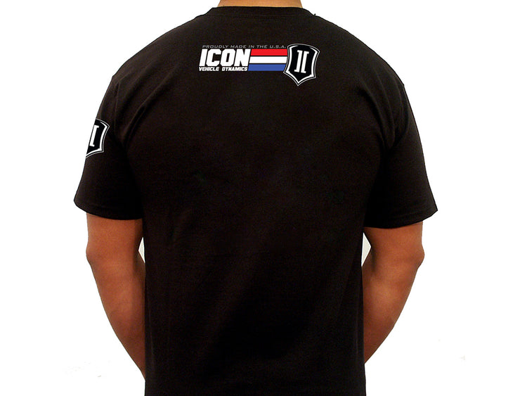 ICON GI-Logo Tee – Black, Medium
