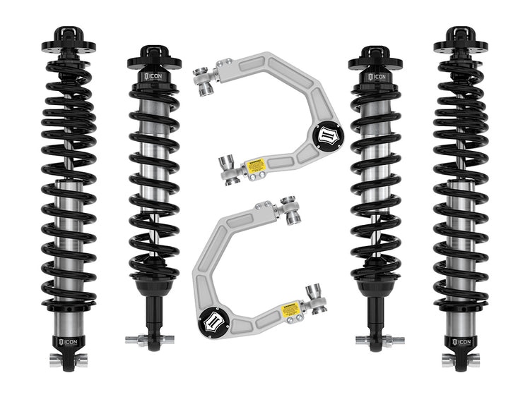 ICON 2021-2026 Ford Bronco, Non-Sasquatch, 3-4" Lift, Stage 3 Suspension System, Billet, Heavy Rate Rear Springs