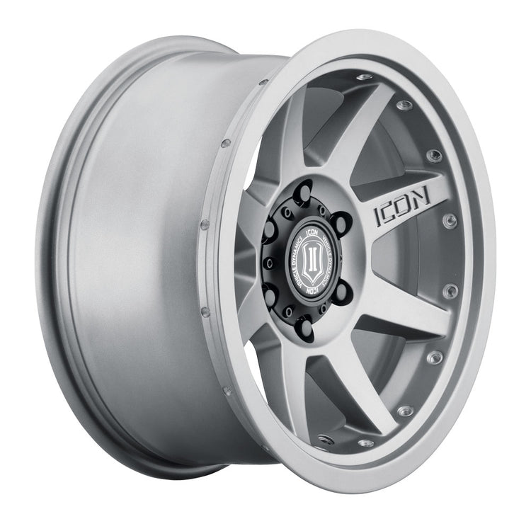 ICON Alloys Rebound PRO, Titanium, 17 x 8.5 / 5 x 5.5, 0mm Offset, 4.75" BS, 108mm Hub Bore