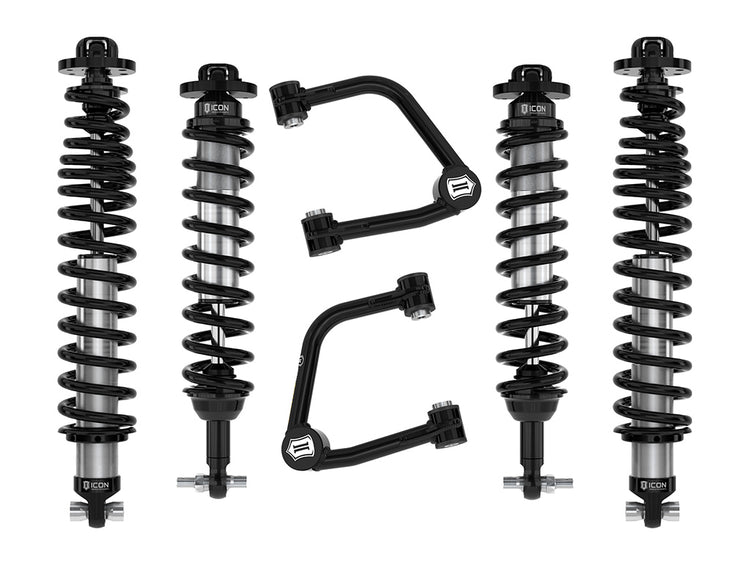 ICON 2021-2026 Ford Bronco, Non-Sasquatch, 3-4" Lift, Stage 3 Suspension System, Tubular, Heavy Rate Rear Springs