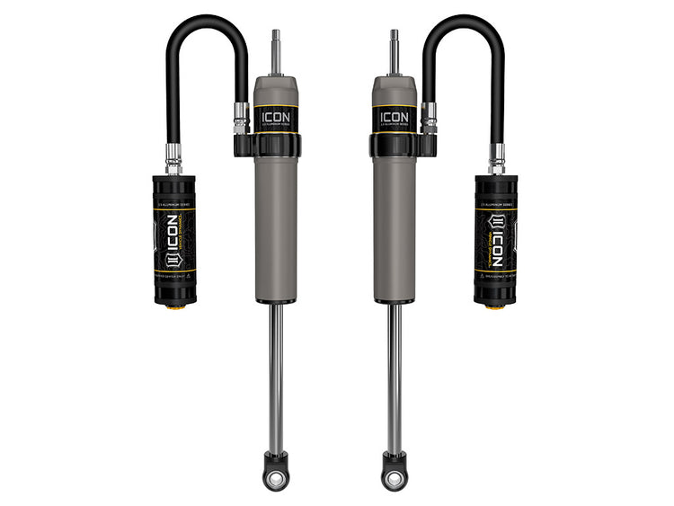 ICON 1991-2007 Toyota Land Cruiser 80/100 Series, 4-6” Lift, Rear, V.S. 2.5 Aluminum Series Shock Absorbers, Remote Reservoir, Pair
