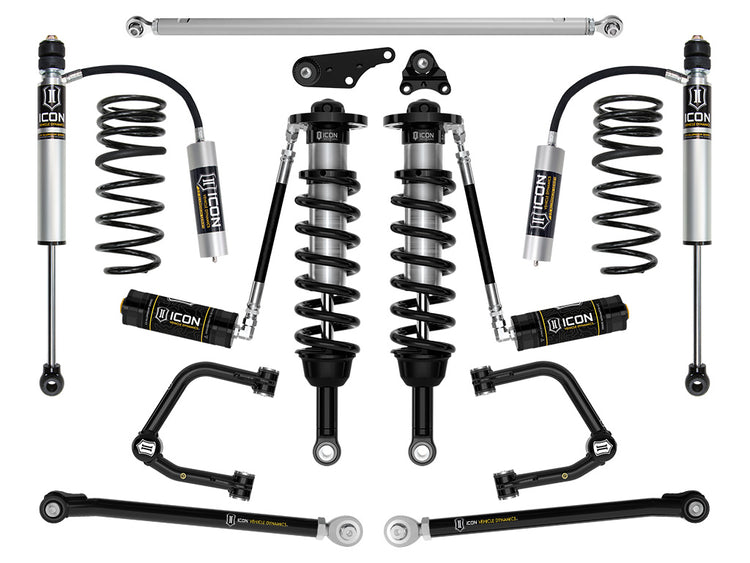 ICON 2024-2026 Toyota Land Cruiser 250 Series, 1.25-3" Lift, Stage 4 Suspension System, Tubular