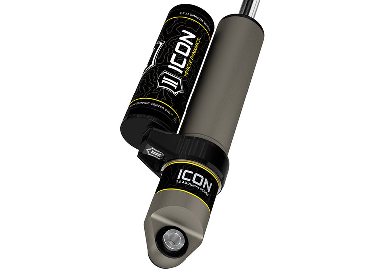 ICON 2019-2026 Chevrolet Silverado 1500/GMC Sierra 1500, 0-2" Lift, Rear, V.S. 2.5 Aluminum Series Shock Absorbers, Piggyback Reservoir, Pair