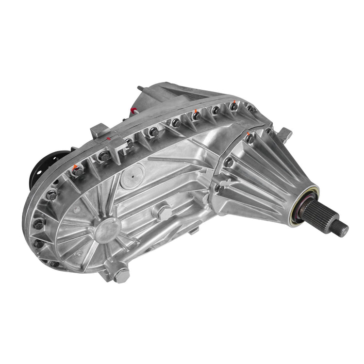Remanufactured NP273 Transfer Case, Upgraded Heavy Duty Replacement, 2007-12 Dodge Ram 3500, Manual Transmission or 6.7L Diesel With Automatic Transmission, Bolt On Rear Yoke, Splined Shift Shaft