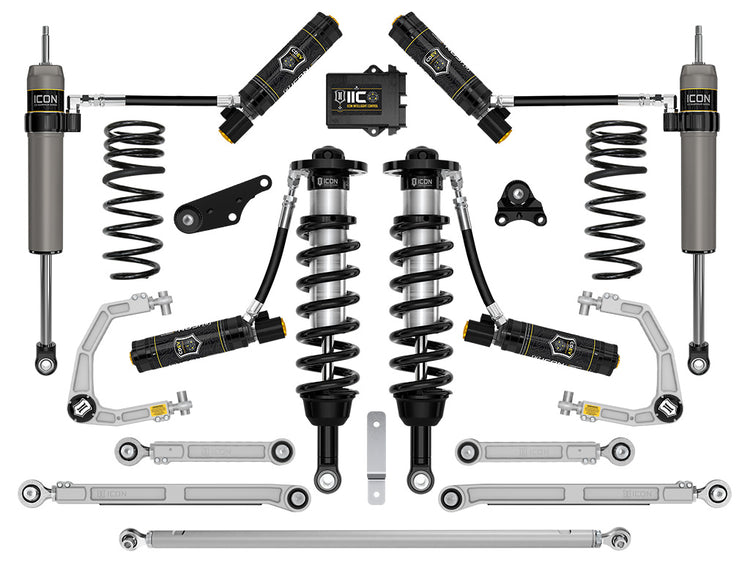 ICON 2024-2026 Toyota Land Cruiser 250 Series, 1.25-3" Lift, Stage 12 Suspension System, Billet