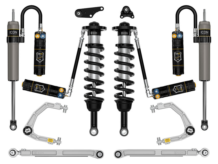 ICON 2024-2026 Toyota Tacoma 1.25-3" Lift, Stage 9 Suspension System, Billet