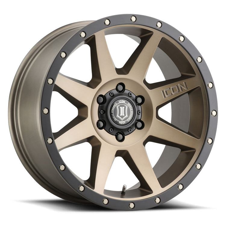 ICON Alloys Rebound, Bronze, 20 x 9 / 6 x 5.5, 0mm Offset, 5" BS