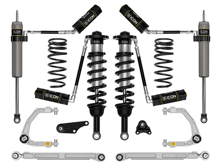ICON 2024-2026 Toyota Tacoma 1.25-3" Lift, Stage 7 Suspension System, Billet, Triple Rate Rear Springs