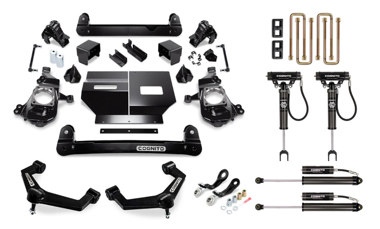 Cognito 4-Inch Performance Lift Kit with Cognito 2.0 RR Shocks & SM Series UCAs for 2020-2026 Silverado/Sierra 2500/3500 2WD/4WD