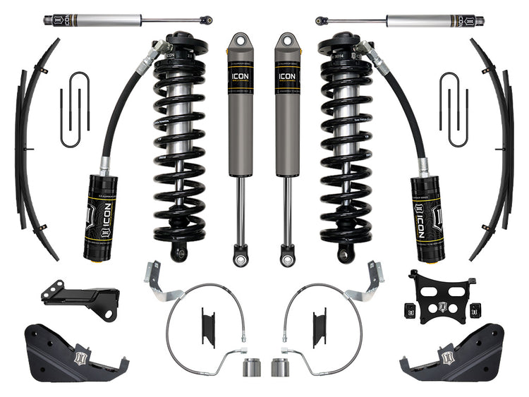 ICON 2023-2026 Ford F-250/F-350 Super Duty 4WD, 4-5.5" Lift, Stage 3 Coilover Conversion System w/ Expansion Packs